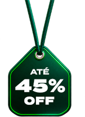 Até 45% OFF